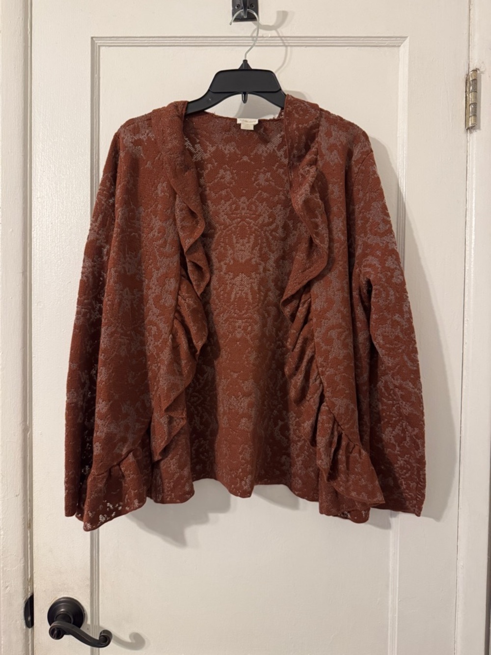 Chicos Cardigan Sz 2 - Picture 3 of 6